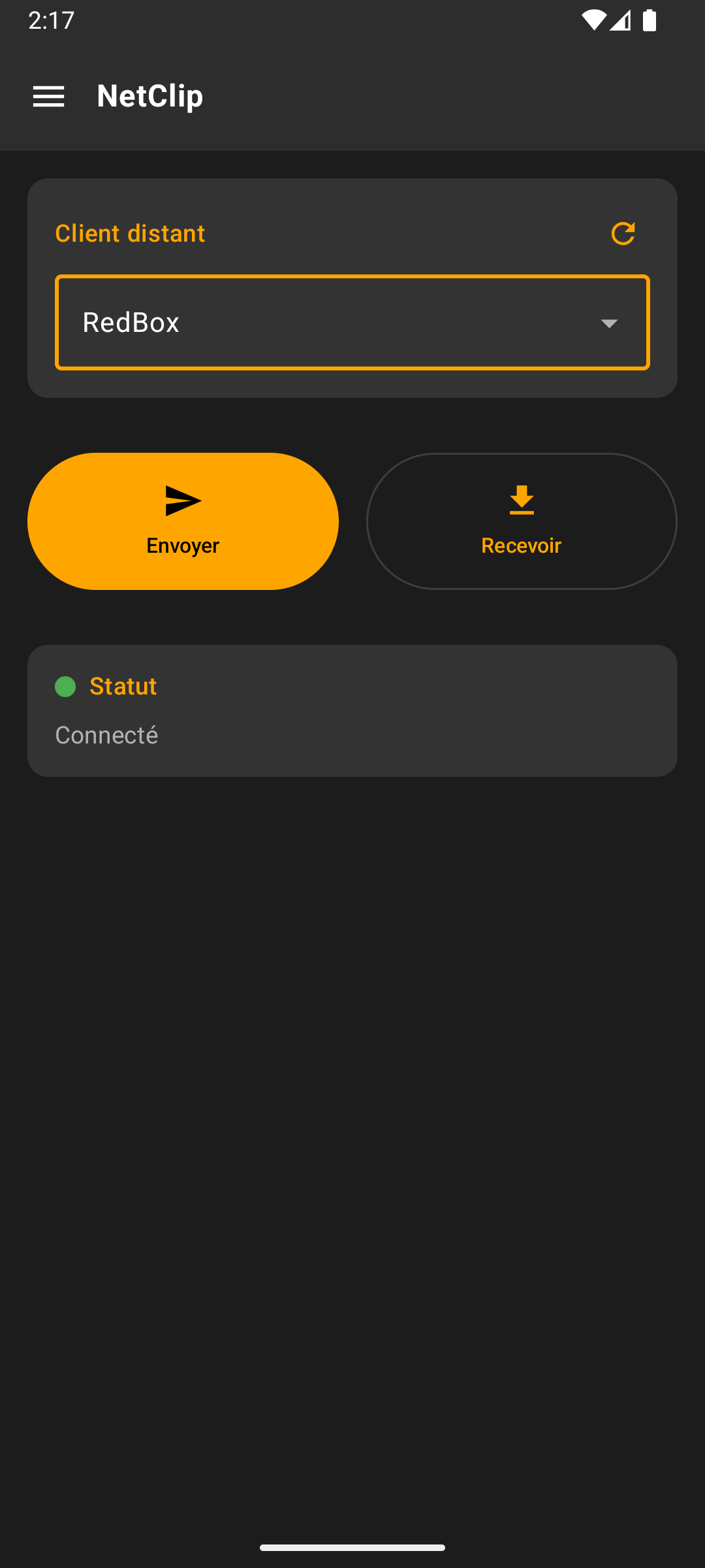 NetClip - Partage de presse-papiers